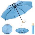 Custom Automatic Umbrella | 1 PC MOQ 190T Pongee Promotional Gift