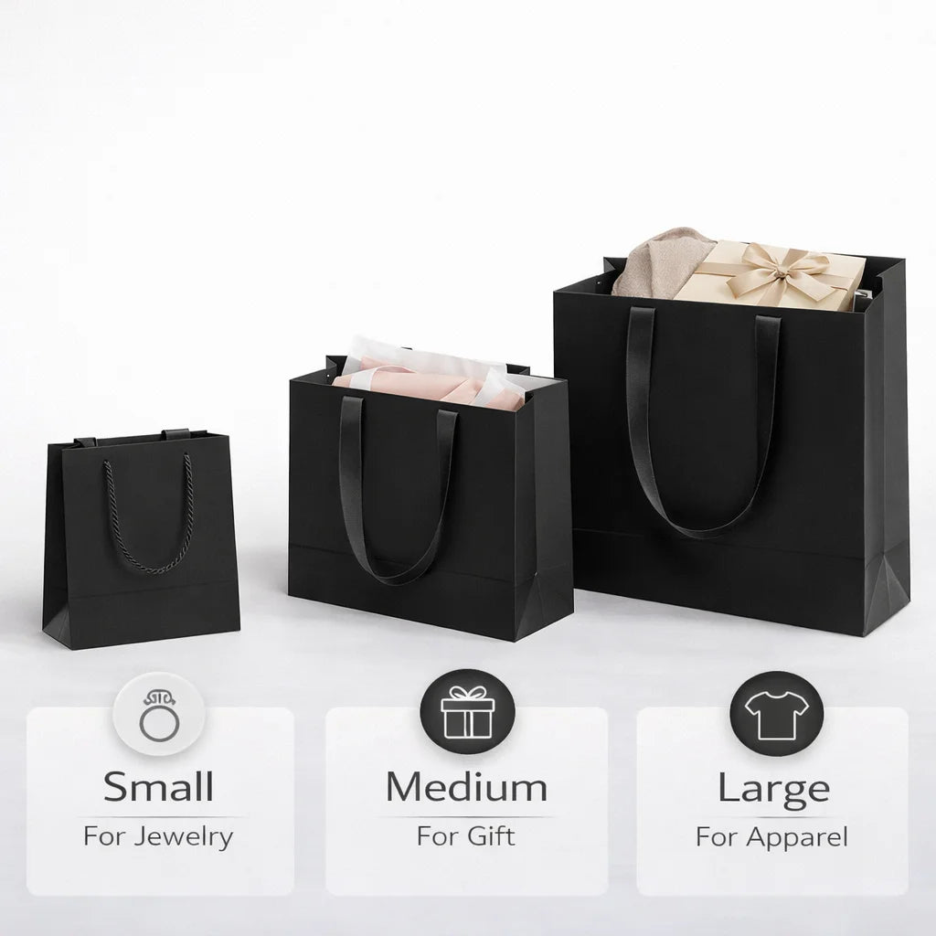Custom Paper Shopping Bags | Kraft Boutique Retail Bags