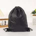 Custom Microfiber Synthetic Leather Drawstring Bag: Waterproof, Thermal Print Logo, MOQ 50 for Gym & Camping