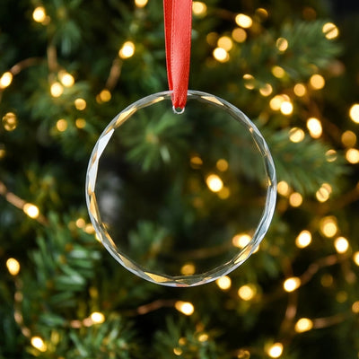 Custom K9 Crystal Christmas Ornaments with Logo | MOQ 2