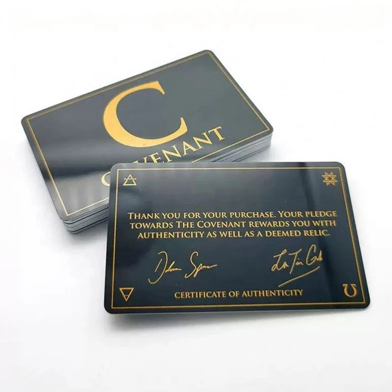 Custom PVC Plastic Business Cards with Logo | Luxury Gloss Printing