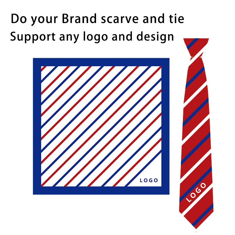 Custom Printed Silk Scarves with Logo | MOQ 10 | 7-Day Lead