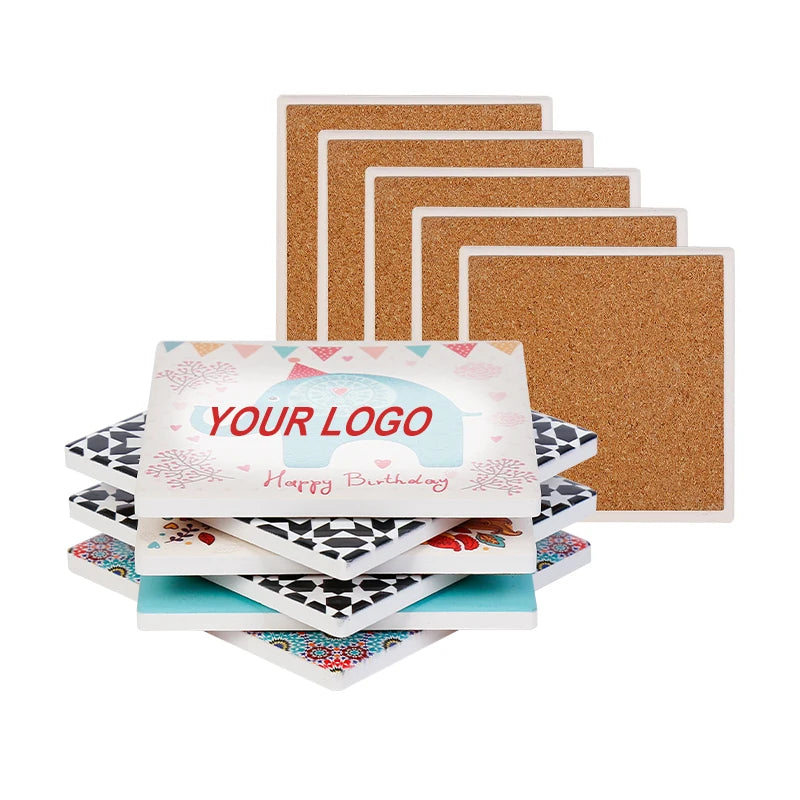 Custom Ceramic Coasters | 500 MOQ | 12-Day Lead Time