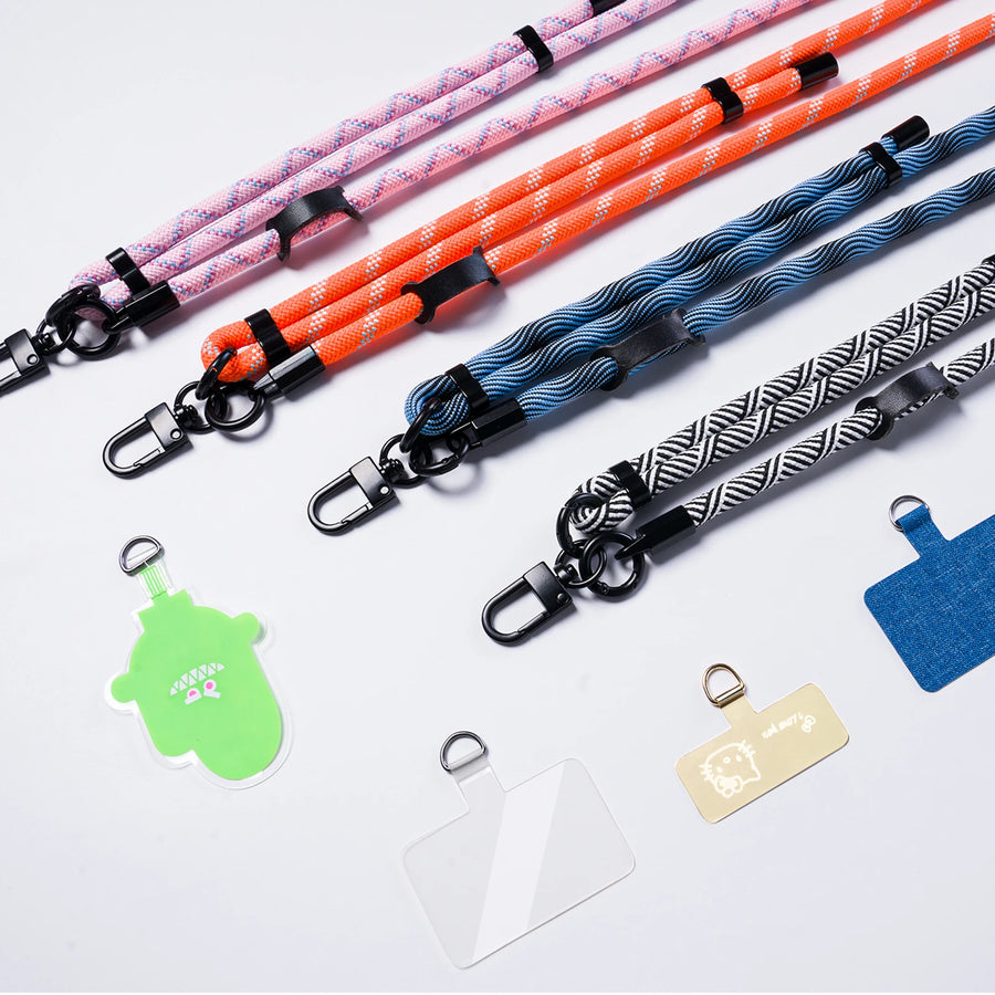 Custom Nylon Crossbody Phone Strap with Universal Tether Patch