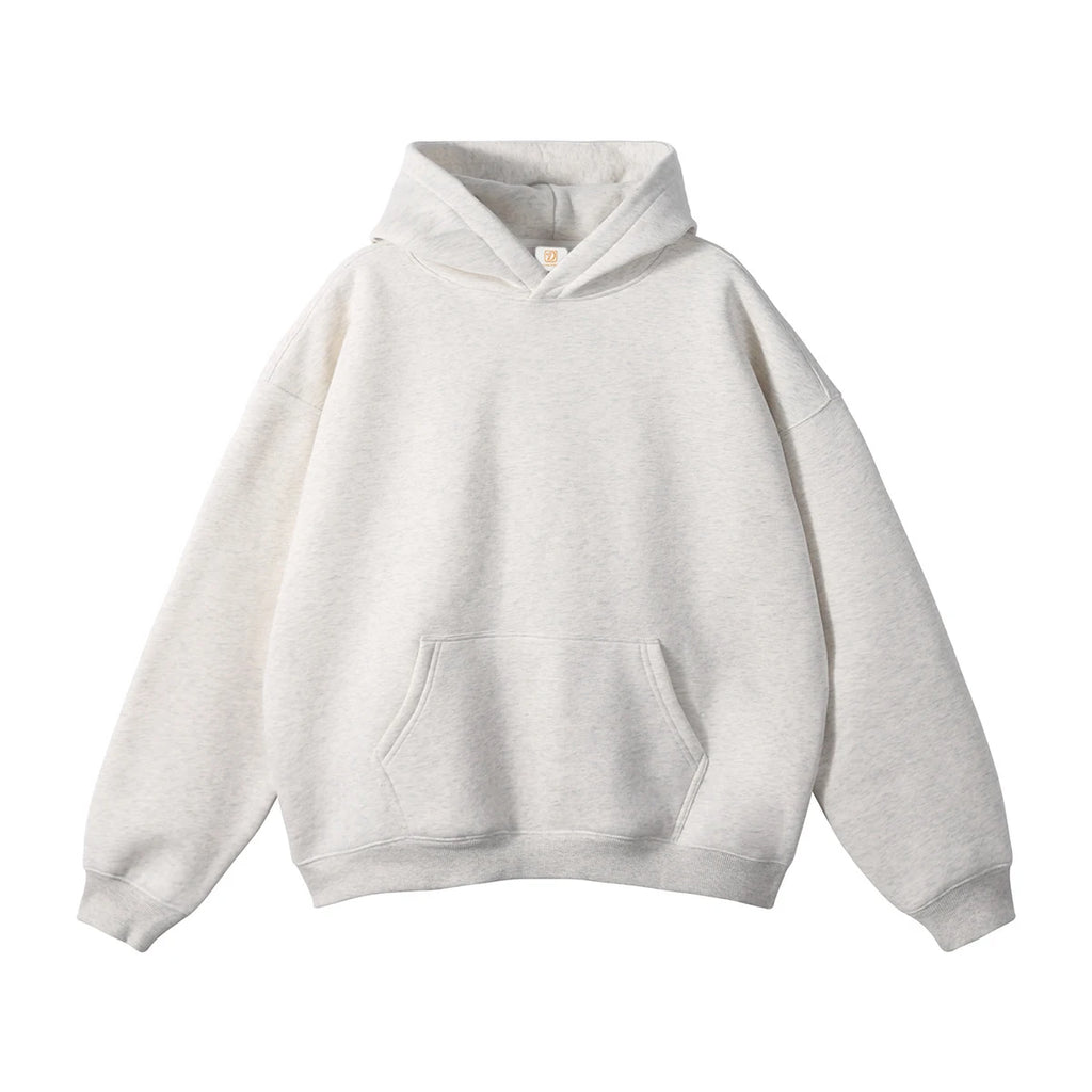 Thick Cotton Fleece Hoodie for Custom Printing (Oversized Fit)