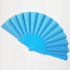 Hot Sale Custom logo Folding Hand Fans 13 Inch Large Folding Bamboo Hand Fan for Wedding