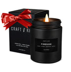 Custom Soy Wax Candles with Logo & Packing Boxes | MOQ 100