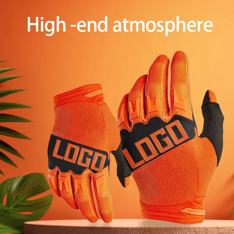 Custom Motorcycle Gloves with Logo | CE EN388 Motocross Dirt Bike