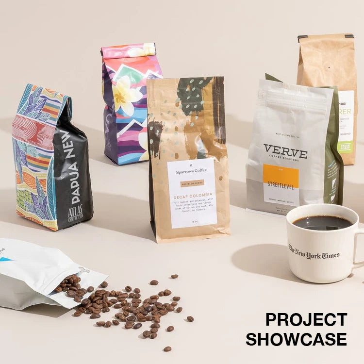 Biodegradable Coffee Pouch | Aluminum Foil Stand-Up Bag with Valve