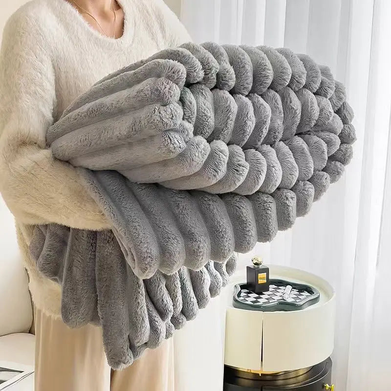 Custom Coral Fleece Blankets | 50 Pcs MOQ, $0.20/Piece | 3D Printing