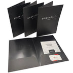 Custom Presentation Folder | Anti-Scratch Lamination, Foil Stamping & Embossing Options for Sales Kits & Conference Materials