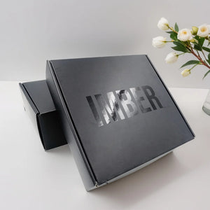 Custom Corrugated Clothing Box | Black | 500 MOQ | 10-Day Lead