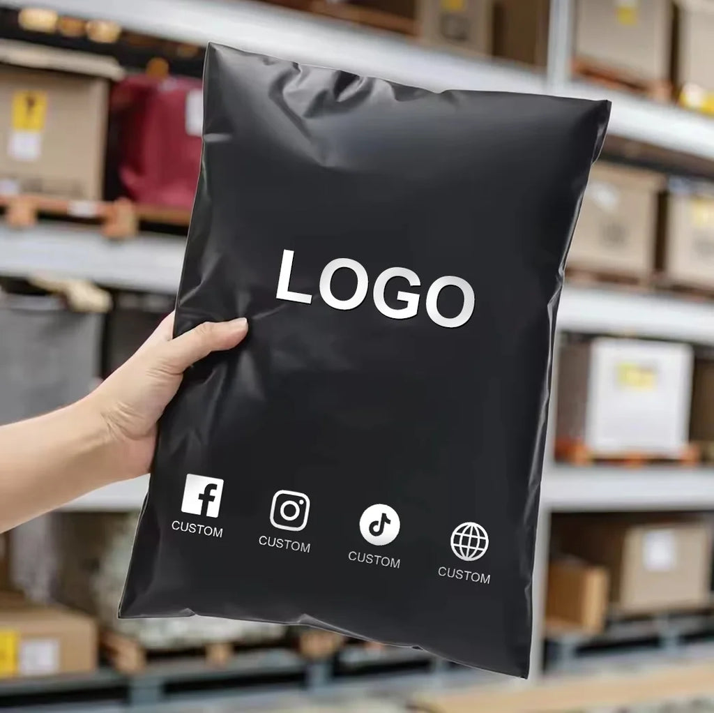 Biodegradable Poly Mailers 100 pcs | Custom Logo