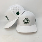 Waterproof Golf Hats Club Company Customized Sports 5 Panel Baseball Cap Hydro Breathable Rope with Rubber/PVC Logo Gorras