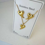 Custom 18K Gold Plated Stainless Steel Jewelry Set | MOQ 2