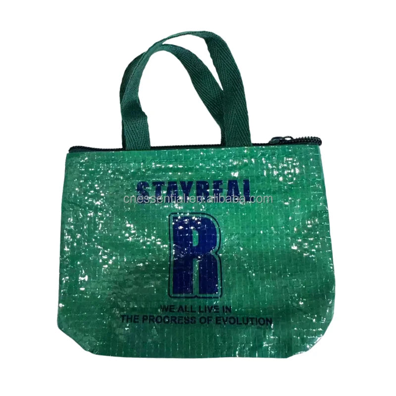 Custom PP Woven Zipper Pouch | 500 MOQ | $0.05 Logo Printing