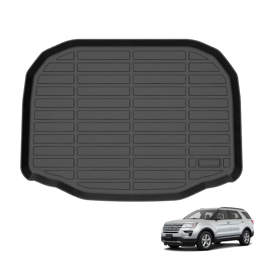Ford Explorer Custom Fit Deep Dish All Weather TPE Trunk Mat 2015-2019