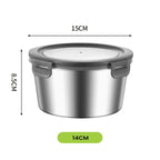 304/316 Stainless Steel Food Storage Container | 100 MOQ | Leak-Proof