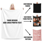 Custom Coral Fleece Blankets | 50 Pcs MOQ, $0.20/Piece | 3D Printing