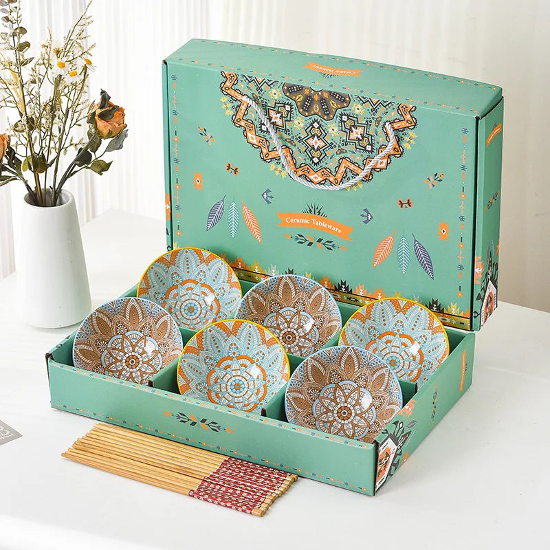 Ceramic Bowl Sets: 20 MOQ, Under-Glazed, Gift Box | Wedding & Corporate Tableware Gifts