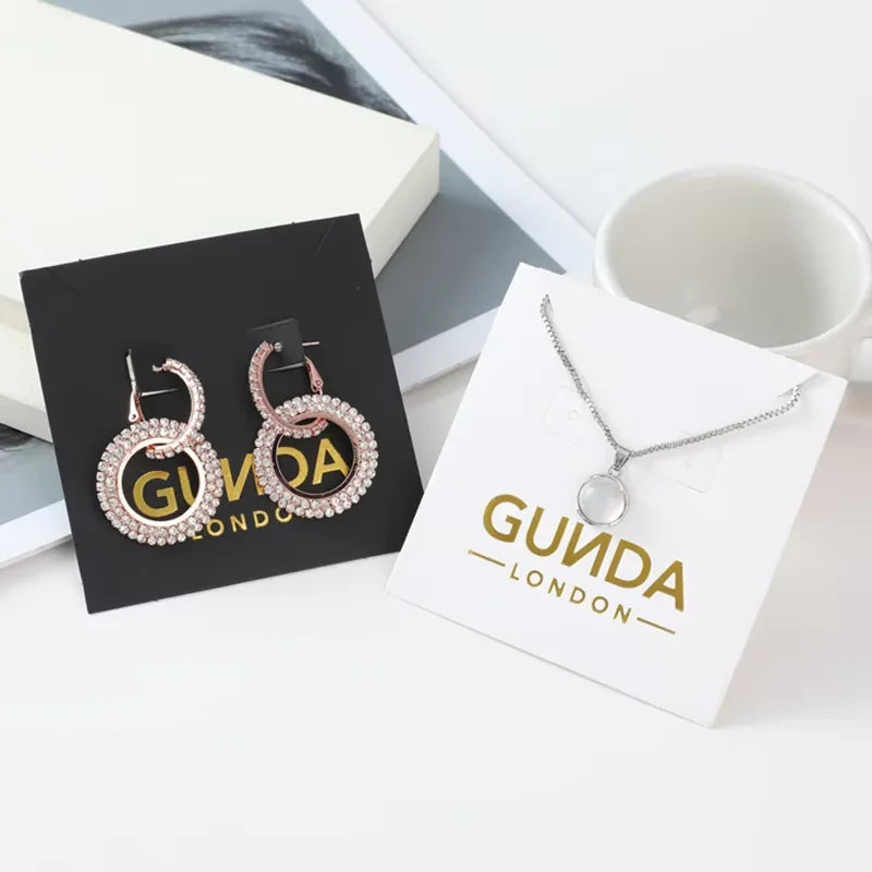 Custom Jewelry Display Cards | MOQ 1 | 7-12 Day Delivery