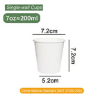 8oz Custom Printed Double Wall Paper Coffee Cups with Lids | MOQ 5000