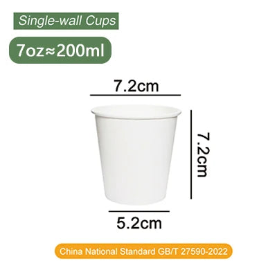 8oz Custom Printed Double Wall Paper Coffee Cups with Lids | MOQ 5000