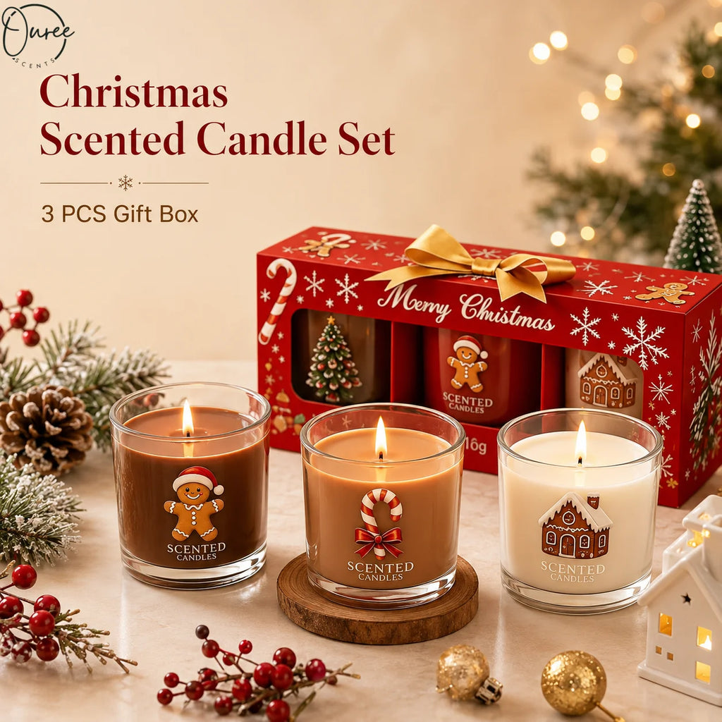 Private Label Christmas Candle Gift Sets Wholesale | Custom Packaging