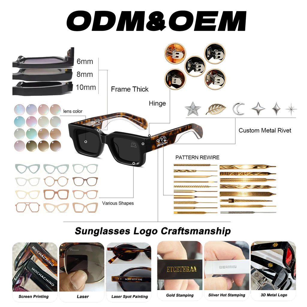 Custom UV400 Sunglasses | 30-Piece MOQ & 7-Day Lead Time | PC Frame | Fashion & Corporate Gifts