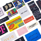 End Fold Woven Garment Labels | OEKO-TEX, BSCI, GRS Certified | 100 MOQ | Custom Logo