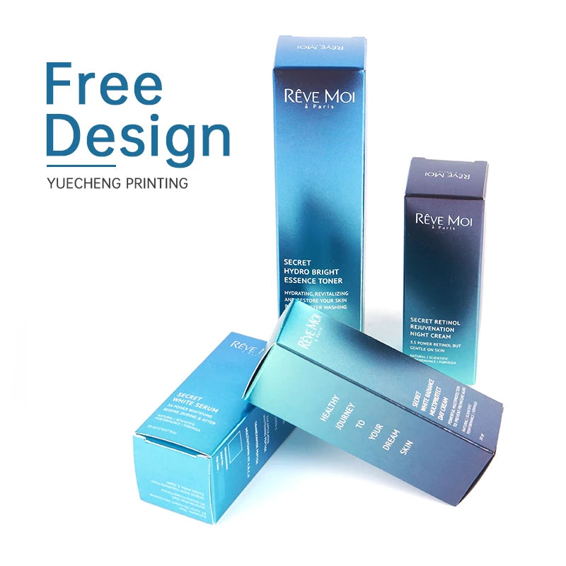 Custom Foil Stamped Cosmetic Box | Free Sample | FSC/SGS/BSCI/ISO