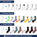 Custom Cotton-Bamboo Socks with Logo | MOQ 100 | 40-Day Lead Time