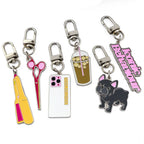 Custom Zinc Alloy Keychains 100 MOQ | Letterpress Printing Promotional Gifts