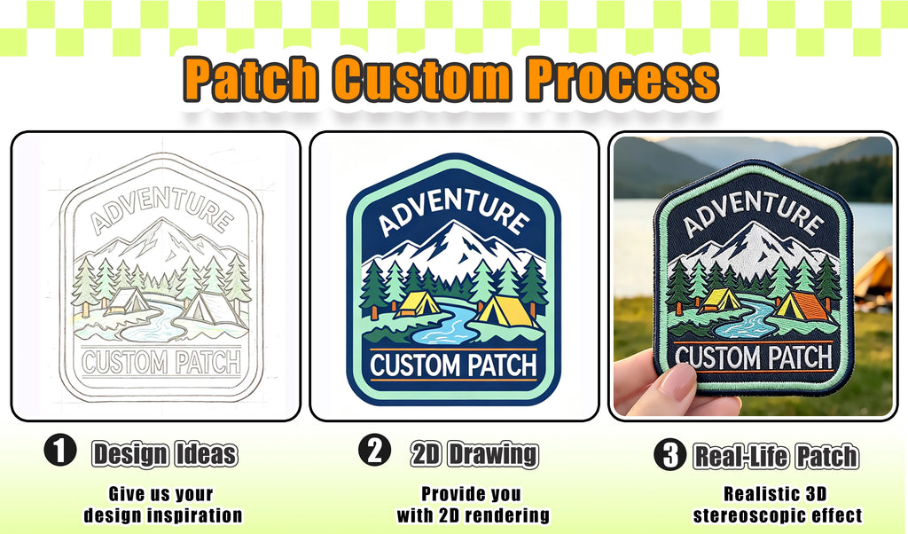 Custom 3D Embroidered Patches | 50 MOQ | 10-Day Lead | RoHS Certified