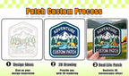 Custom 3D Embroidered Patches | 50 MOQ | 10-Day Lead | RoHS Certified
