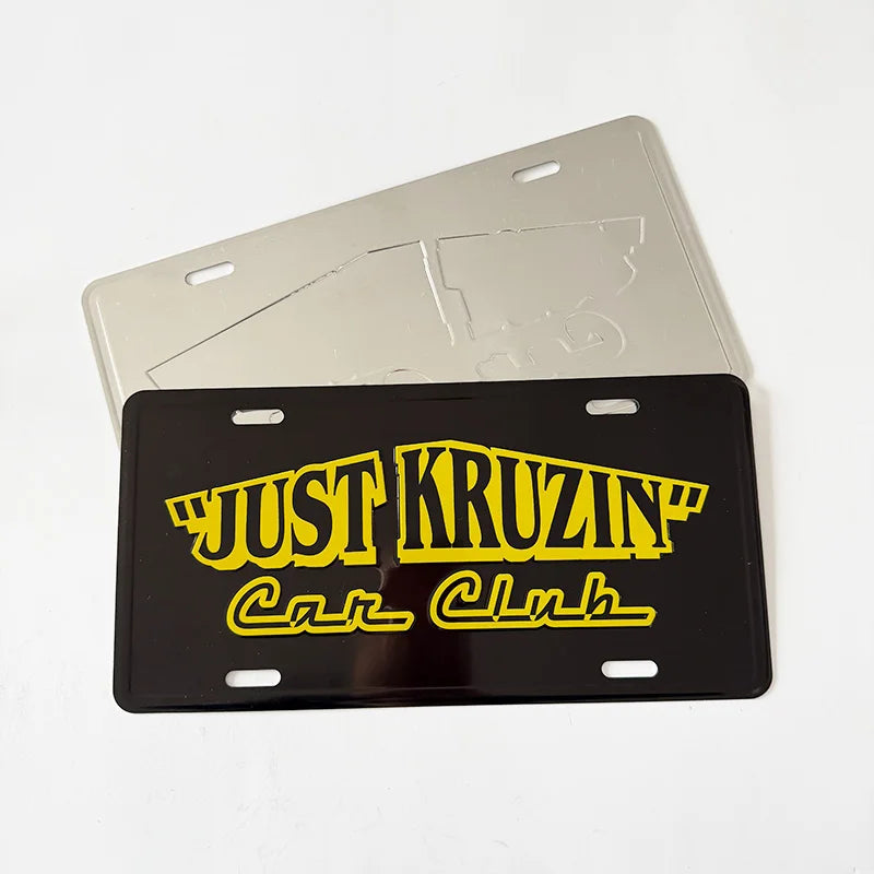 Custom Metal License Plate | Personalized Aluminum Car Tag MOQ 1