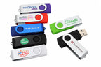 Custom USB Drive 4GB-128GB | 100 Pcs MOQ Swivel Promotional Flash Drive