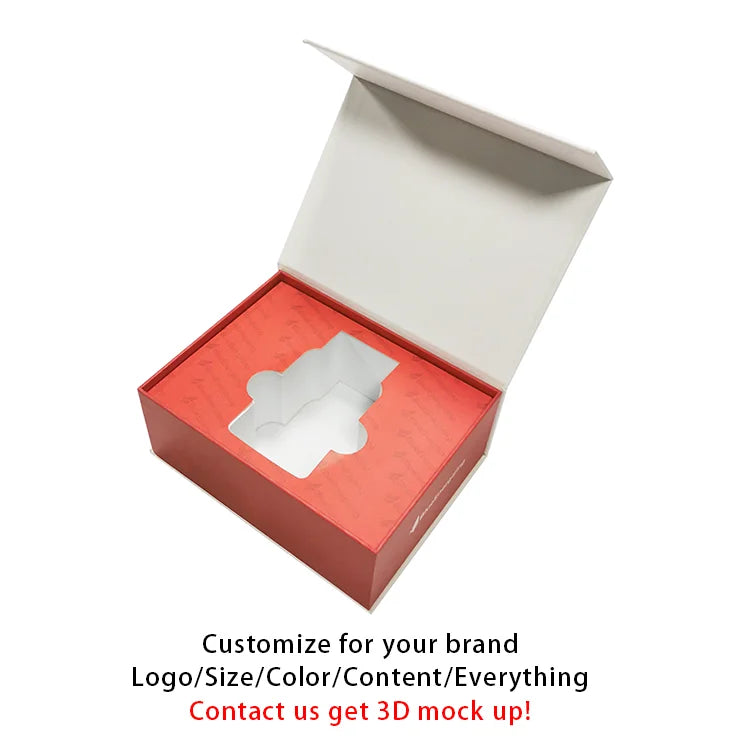 Custom Rigid Gift Boxes with Logo | MOQ 500 | Magnetic Closure