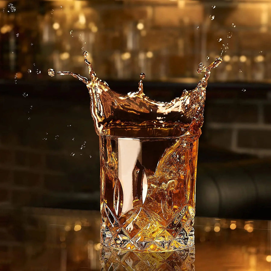 Custom Engraved Whiskey Glass | 20,000 MOQ Bulk Barware with Logo
