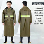 Custom Reflective Motorcycle Raincoat | 500 Pcs MOQ Heavy-Duty Oxford Cloth