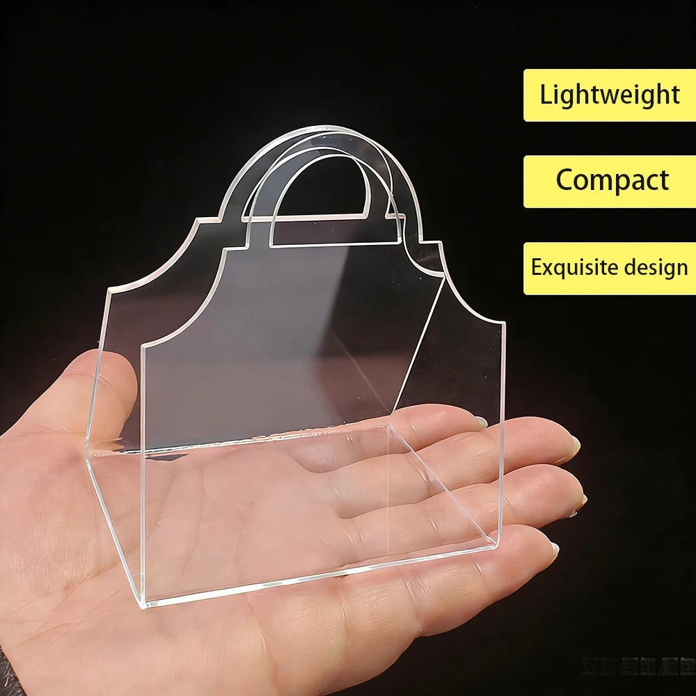 Acrylic Handbag Favor Boxes | Clear Wedding Favors | Wholesale