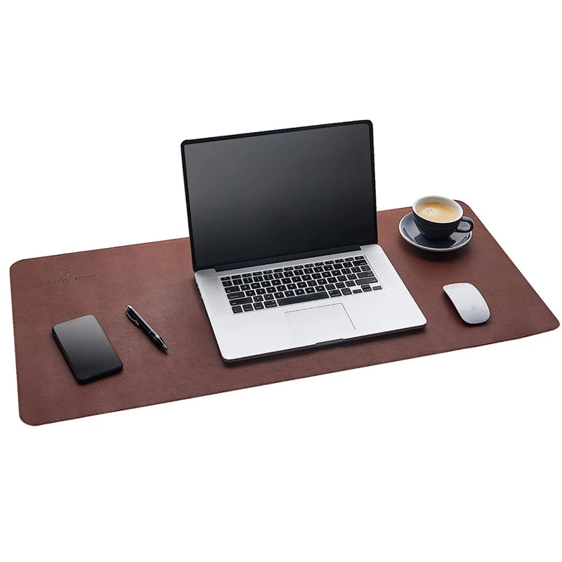 Custom Leather Desk Organizer | Embossed Logo | 100pc MOQ | Premium