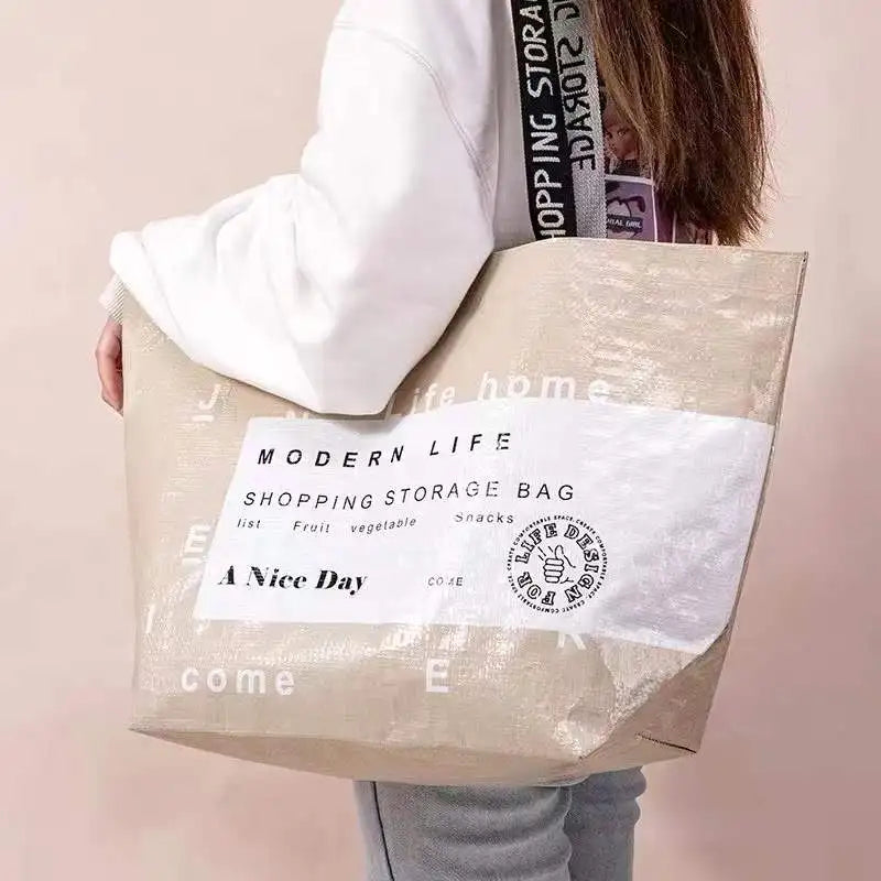 Custom PP Woven Bags with Logo – Recyclable, ISO9002 Certified