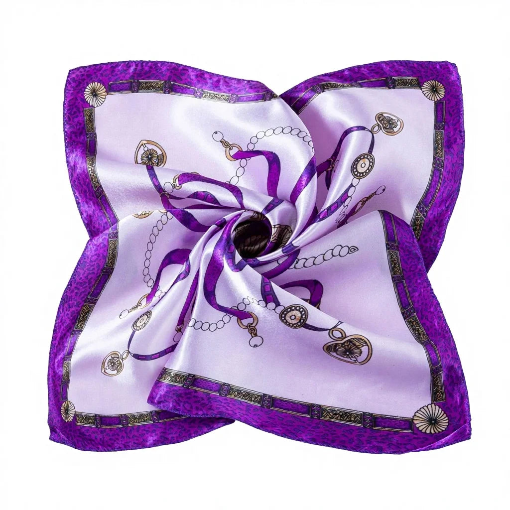 Personalized Silk Satin Scarves | 2-Piece MOQ & 3-7 Day Lead Time | 46 Colors | OEM Manufacture