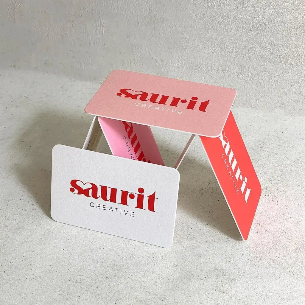 Custom Gold Foil Business Cards on 350gsm Cardstock | 1,000pc MOQ CMYK Printing & Embossing