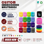 Custom Cotton Sports Wristbands | 1-Piece MOQ & 31-Day Lead Time | Breathable & Adjustable | Summer Sports