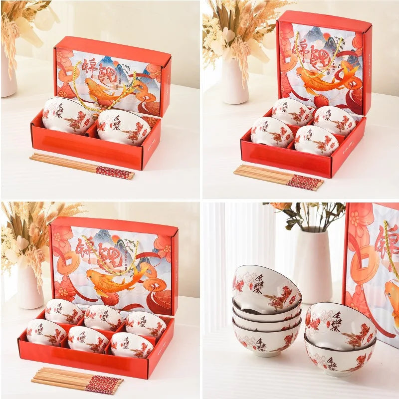 Ceramic Bowl Sets: 20 MOQ, Under-Glazed, Gift Box | Wedding & Corporate Tableware Gifts