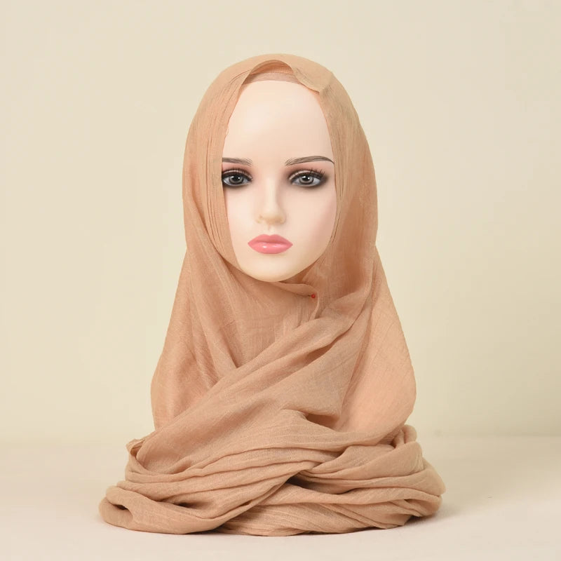 Polyester Silk Satin Hijab | 107x180cm | 24 Colors | Wholesale | Custom Packaging