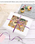Eco Friendly Black Cookie Box with Logo | MOQ 500