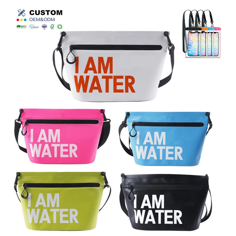 Custom 500D PVC Dry Bag: 1,000 MOQ, 15-Day Production | Waterproof Travel & Swimming Bags